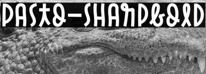 Pasto-SharpBold Font examples