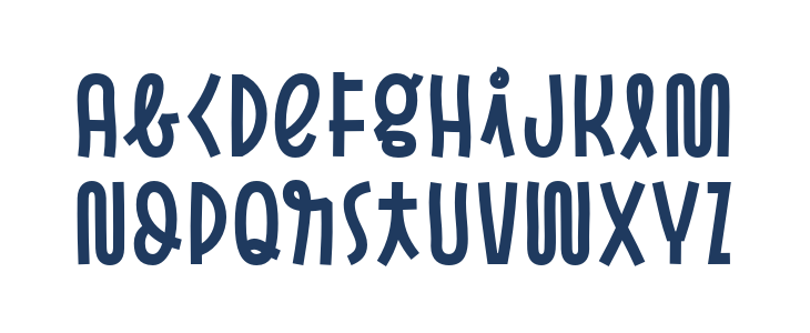 Pasto-SharpBold Lowercase