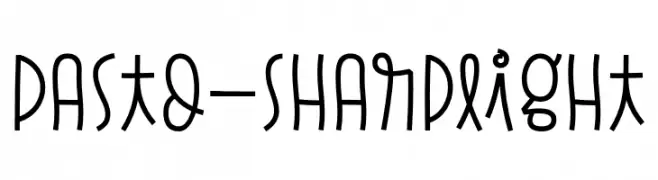 Pasto-SharpLight  font caratteri gratis