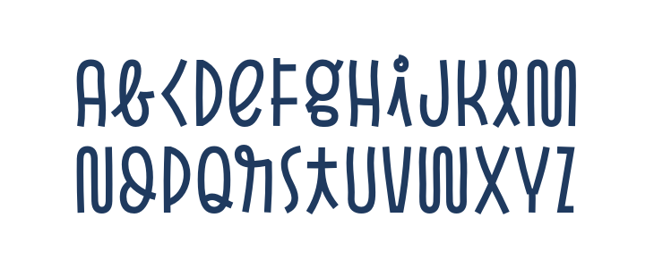 Pasto-SharpRegular Lowercase