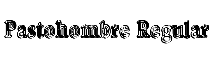 Pastohombre Regular Font