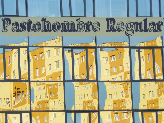 Pastohombre Regular Font examples