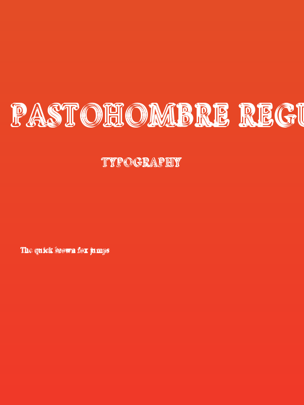Pastohombre Regular Poster