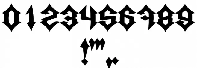 Pastoren Regular Font OTHER CHARS