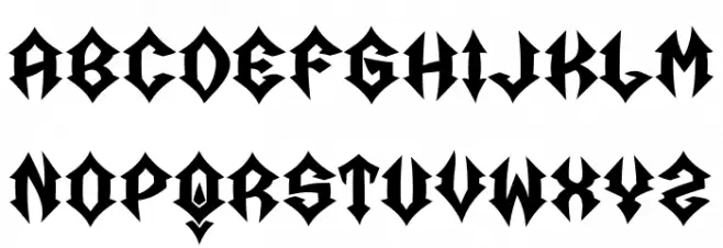 Pastoren Regular Font UPPERCASE