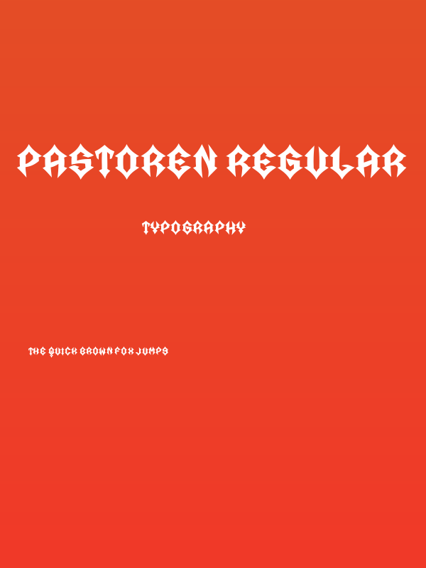 Pastoren Regular Poster