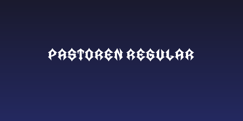 Pastoren Regular Social Header