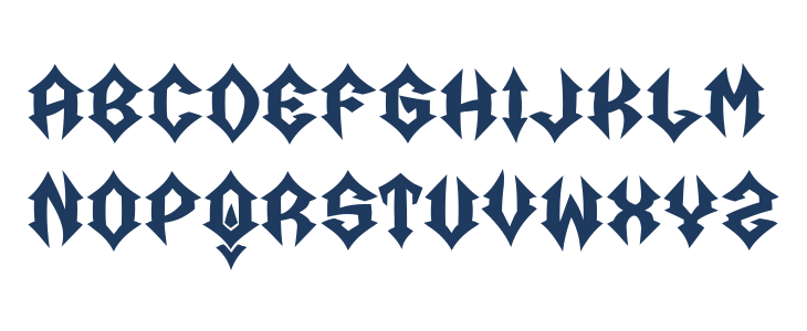 Pastoren Regular Lowercase