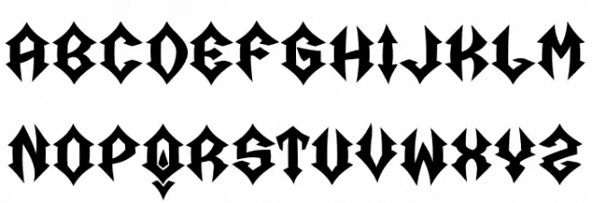 Pastoren Regular Schriftart Kleinbuchstaben