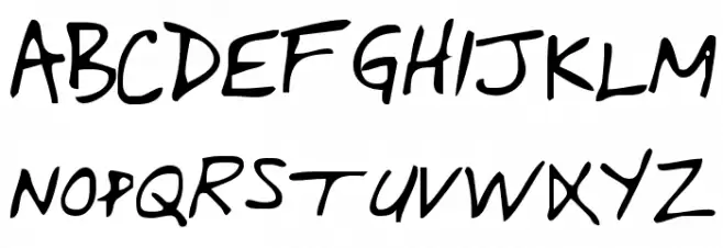 Pastorswrit Schriftart Groß