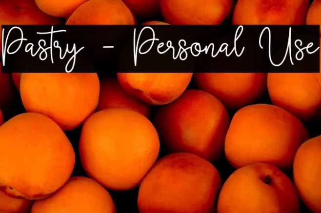 Pastry - Personal Use Example 3