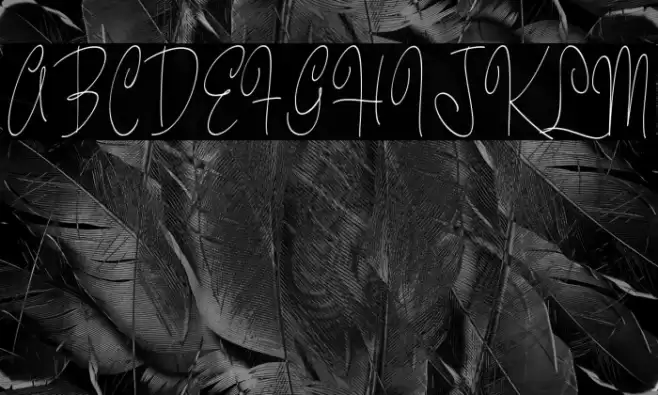 Pastry Script Vari PERSONAL Narrow Light फ़ॉन्ट examples