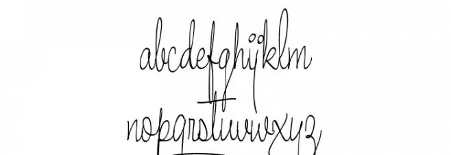 Pastry Script Vari PERSONAL Narrow Light फ़ॉन्ट लोअरकेस