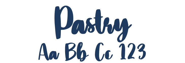 Pastry Font Preview