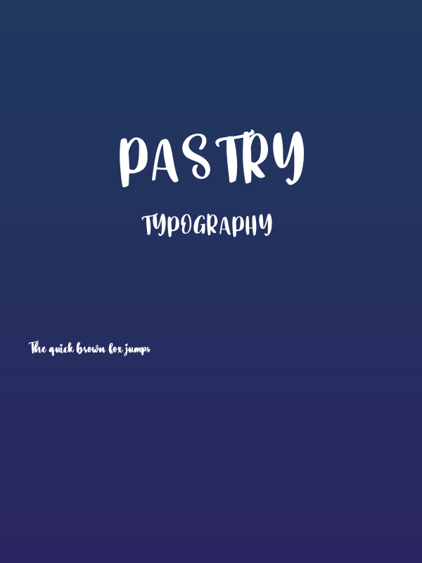 Pastry Poster