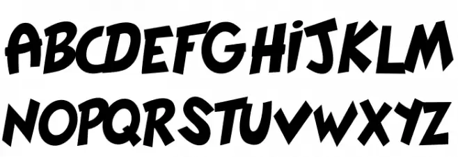 Pat PaCool Schriftart Groß