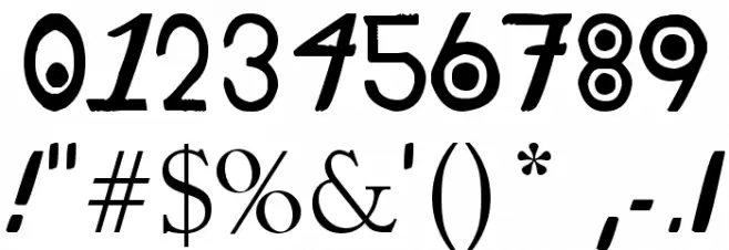 Patapon Font OTHER CHARS