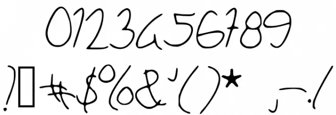 Pataques Font OTHER CHARS