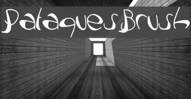 PataquesBrush Font examples