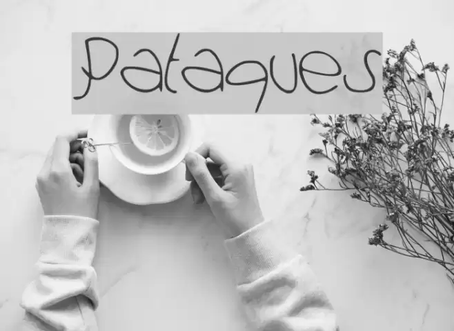 Pataques Font examples