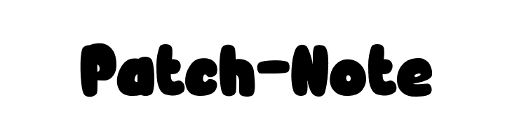 Patch-Note  Free Fonts Download