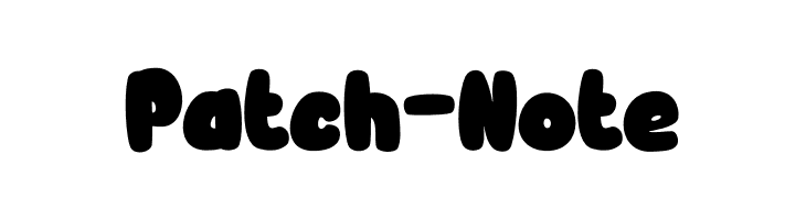 Patch-Note  Frei Schriftart Herunterladen