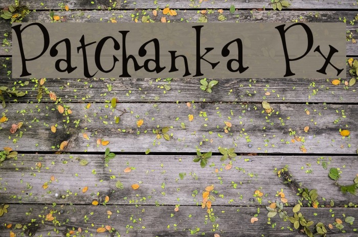 Patchanka Px Font examples