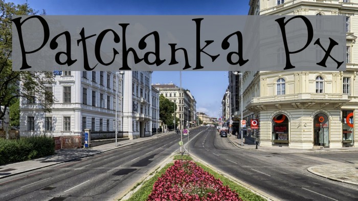Patchanka Px Font examples
