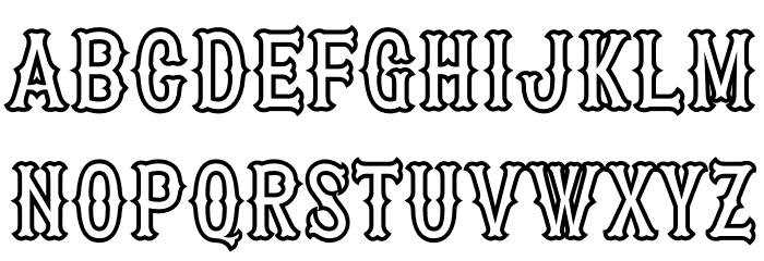 Patched In PERSONAL USE Black Font LOWERCASE