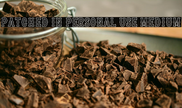 Patched In PERSONAL USE Medium Example 3