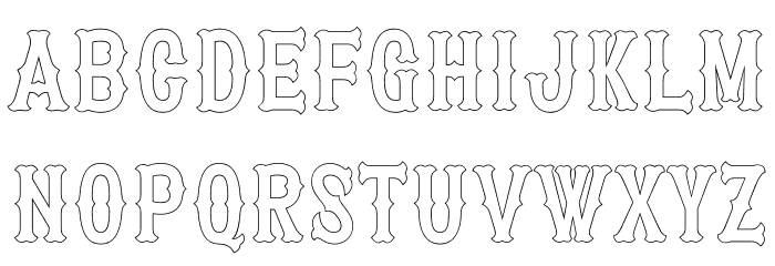 Patched In PERSONAL USE Thin Font LOWERCASE