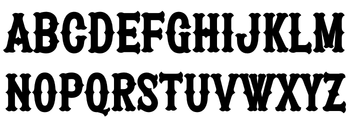 Patched PERSONAL USE ONLY Black Schriftart Kleinbuchstaben