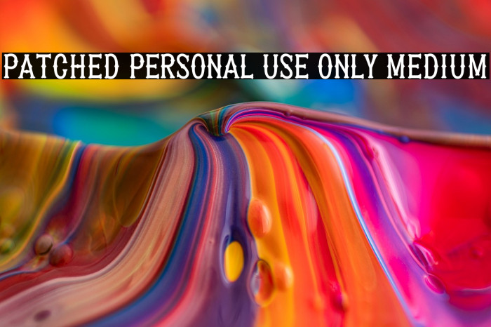 Patched PERSONAL USE ONLY Medium Example 3