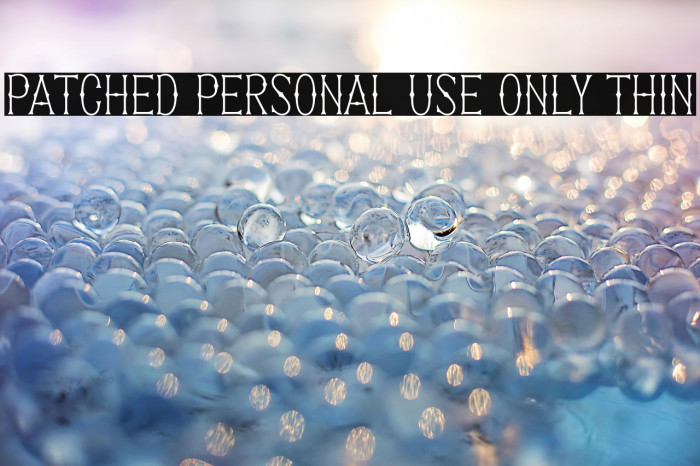 Patched PERSONAL USE ONLY Thin Example 2