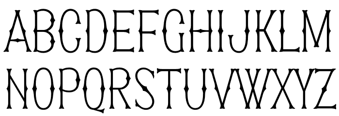Patched PERSONAL USE ONLY Thin Font LOWERCASE