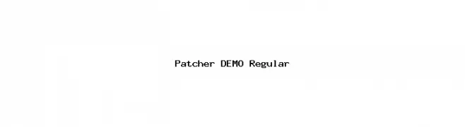 Patcher DEMO Regular Fuentes