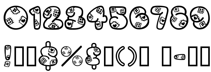 Patches Font OTHER CHARS