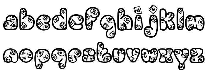 Patches Font LOWERCASE