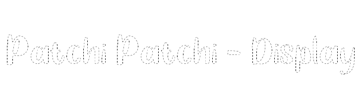 Patchi Patchi - Display  les polices de caractères gratuit tlcharger