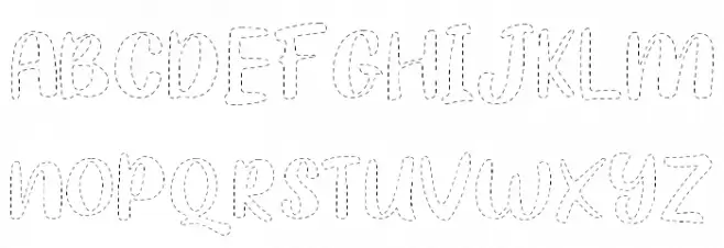 Patchi Patchi - Display Schriftart Groß