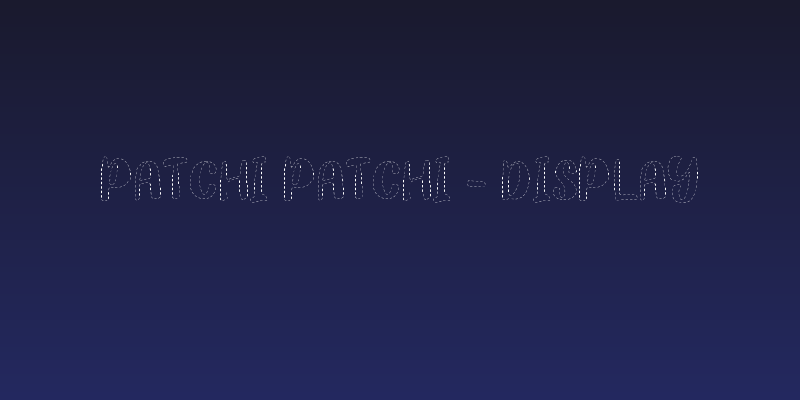 Patchi Patchi - Display Social Header