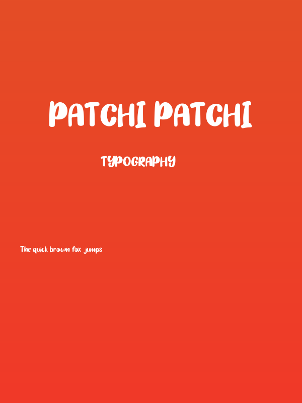 Patchi Patchi Poster