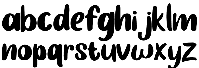 Patchi Patchi Font LOWERCASE