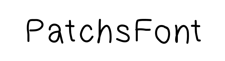 PatchsFont Font