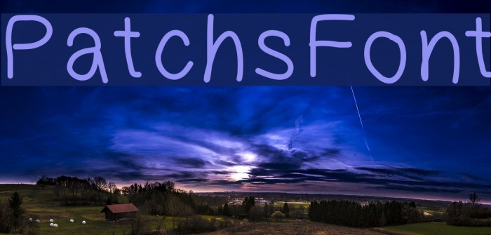 PatchsFont Font examples
