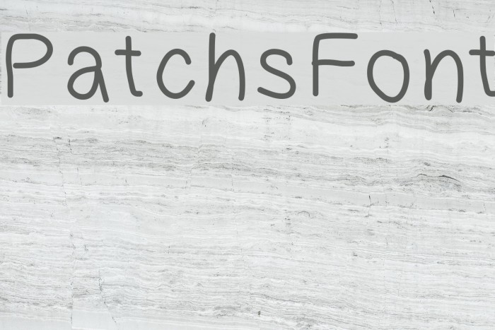 PatchsFont Font examples