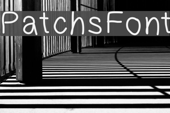 PatchsFont Font examples