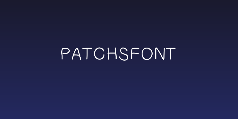 PatchsFont Social Header