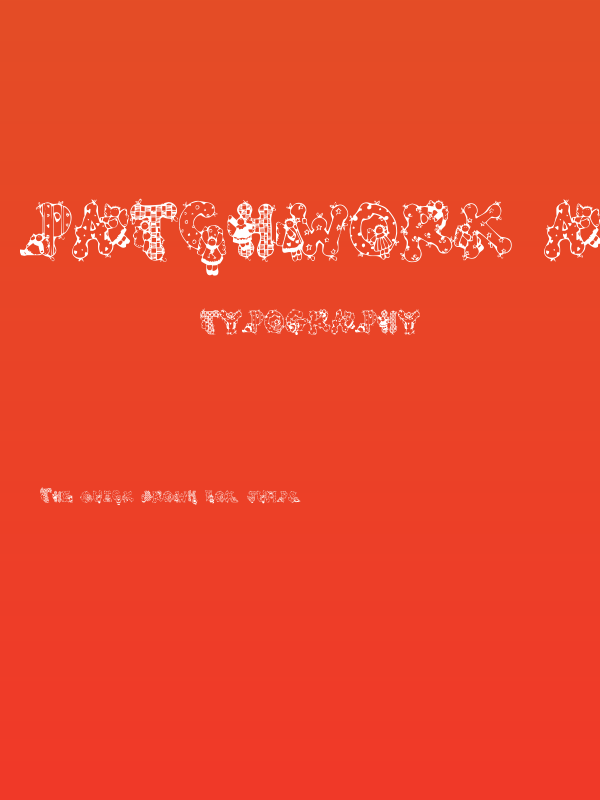 Patchwork Angel Poster