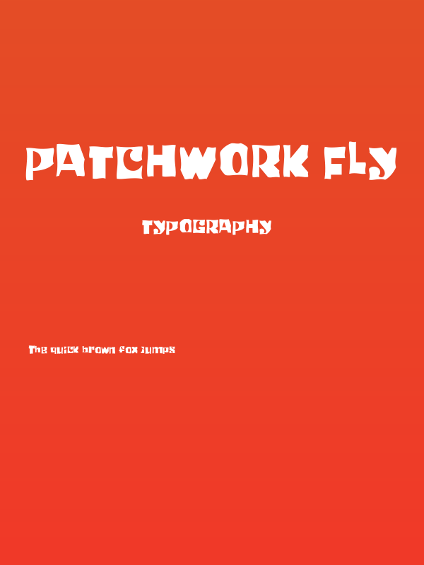 Patchwork Fly Poster